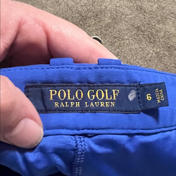 Ralph Lauren polo golf royal blue skirt with built in shorts. Front/back pockets - Picture 7 of 10